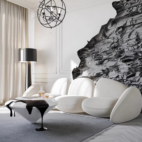 ChandeliersDecor.com-Sofa Set-Modern Minimalist Leather Sofa Set – Luxury Contemporary Seating