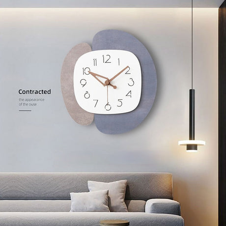 ChandeliersDecor.com-Wall Clocks-Modern Mute Wall Clock Punch-Free Wall Clock