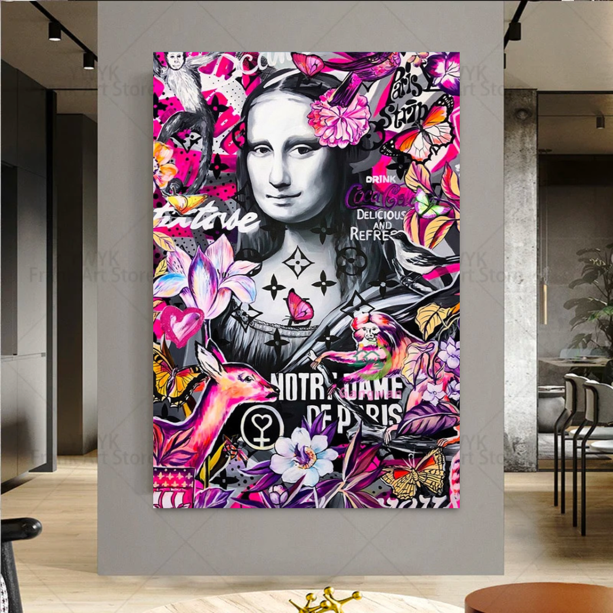 Mona Lisa Wall Art Beautiful and Iconic Masterpiece-ChandeliersDecor.com