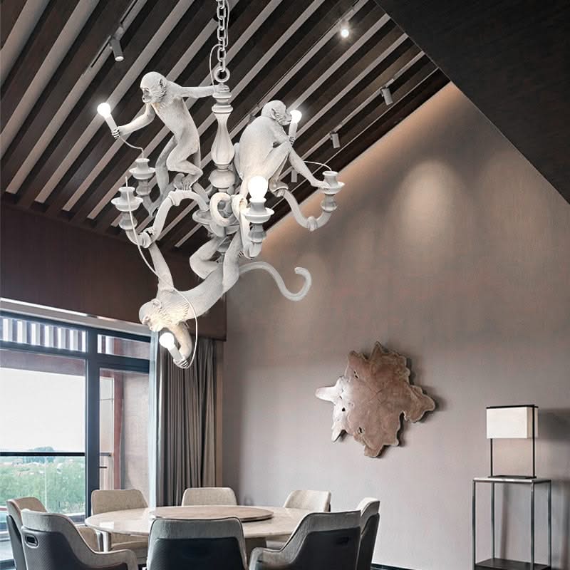 Monkeys Chandelier Luxurious Ceiling Lamp-ChandeliersDecor.com