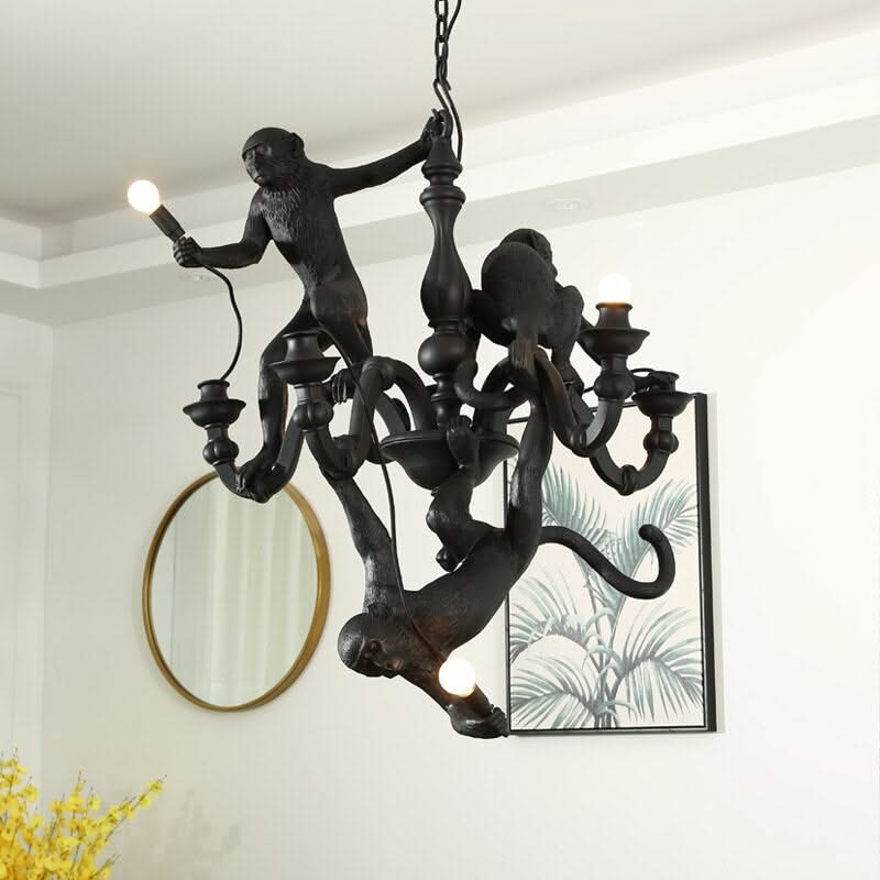 Monkeys Chandelier Luxurious Ceiling Lamp-ChandeliersDecor.com