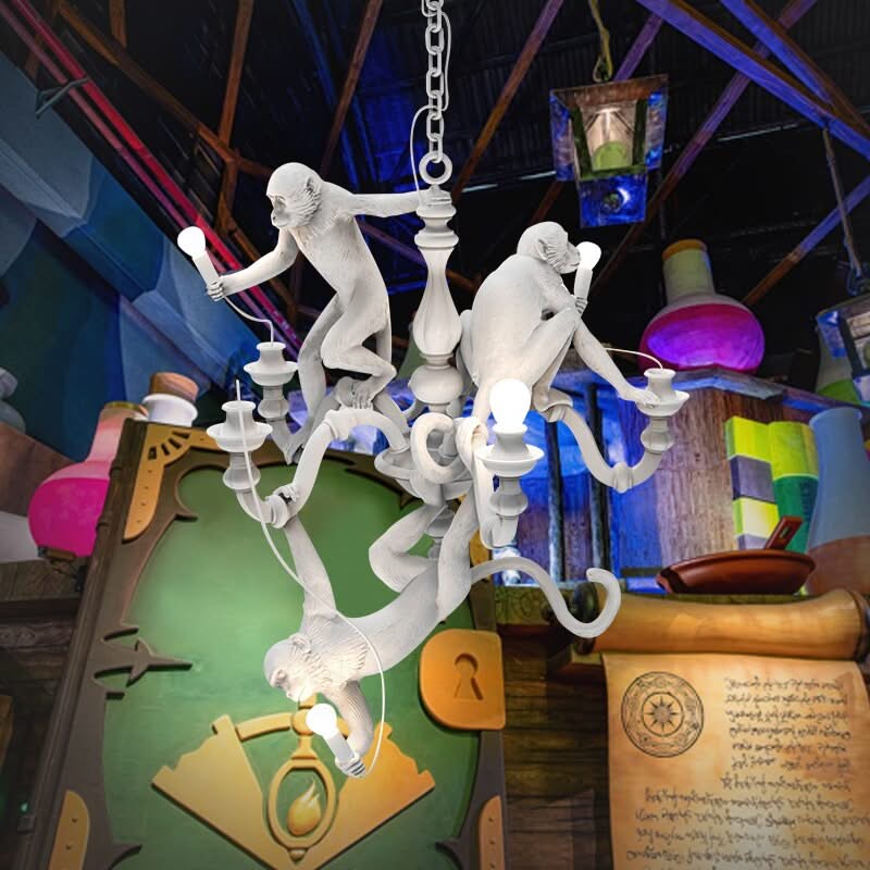 Monkeys Chandelier Luxurious Ceiling Lamp-ChandeliersDecor.com