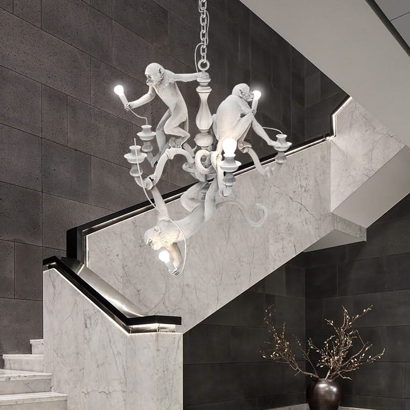 Monkeys Chandelier Luxurious Ceiling Lamp-ChandeliersDecor.com