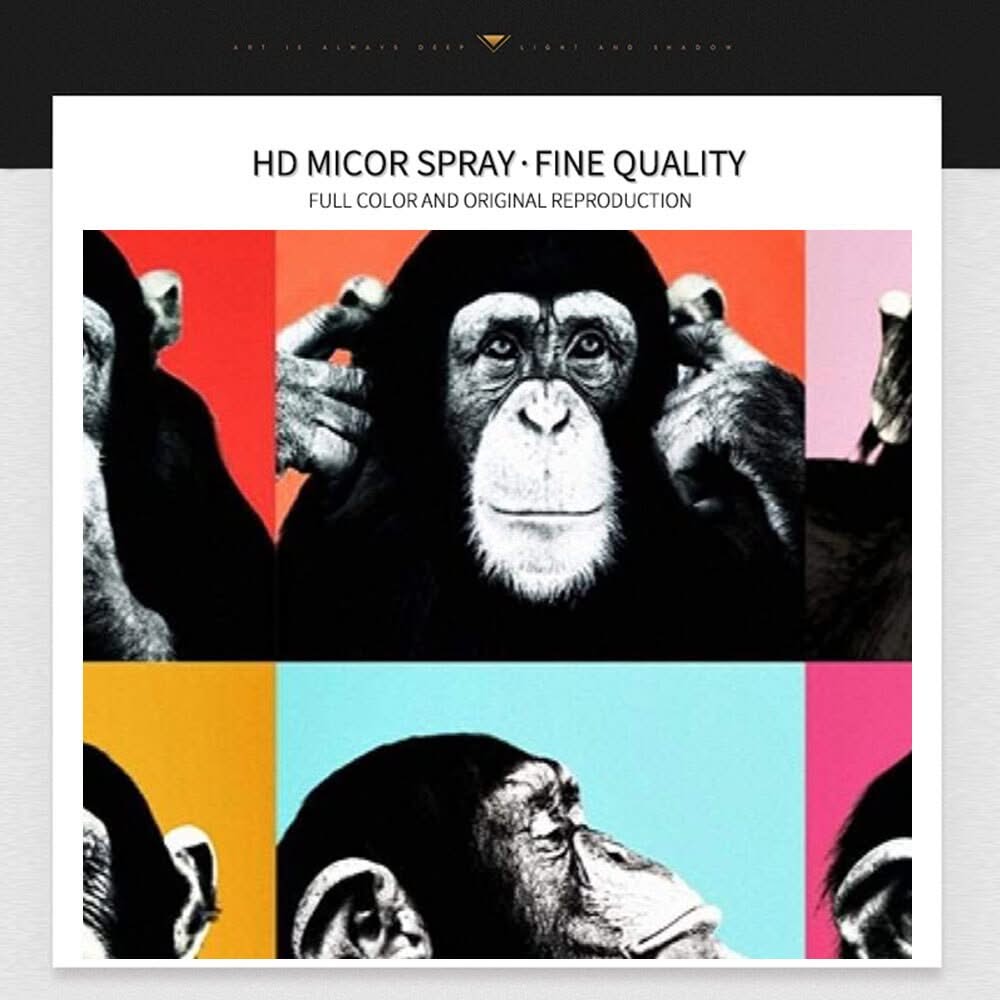 Monkeys Poster: Vibrant and Playful Designs-ChandeliersDecor.com