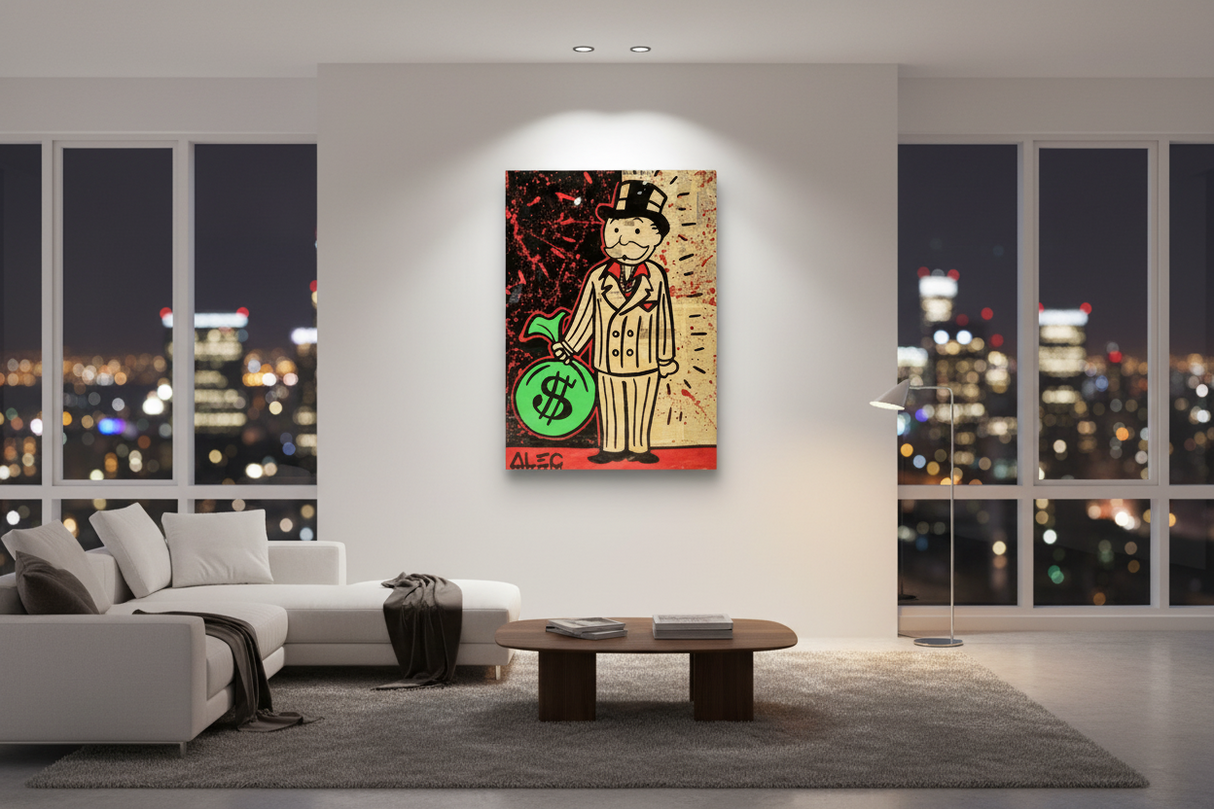 Monopoly Man Poster Exclusive Wall Art-ChandeliersDecor.com