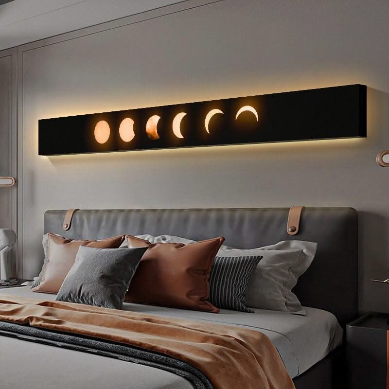 ChandeliersDecor.com-LED Wall Art-Moon Eclipse LED Wall Lght: Stylish & Energy-Efficient Lighting