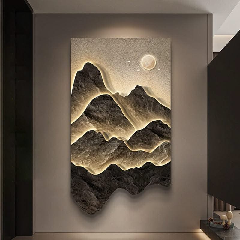 ChandeliersDecor.com-LED Wall Art-Mountains Wall Light - Perfect Mountains Wall Light