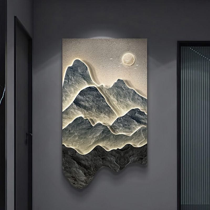 ChandeliersDecor.com-LED Wall Art-Mountains Wall Light - Perfect Mountains Wall Light