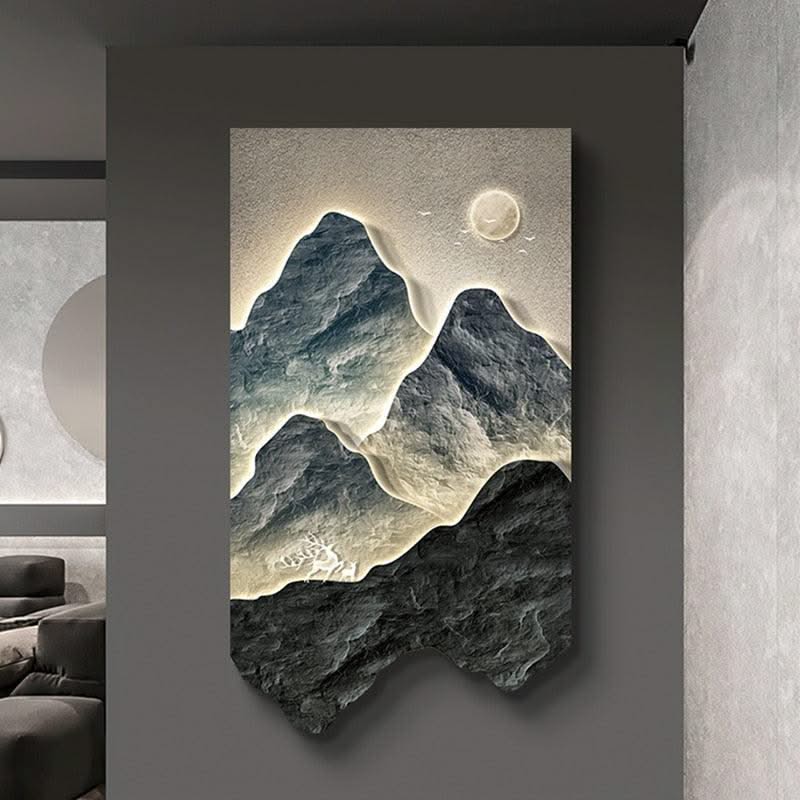 ChandeliersDecor.com-LED Wall Art-Mountains Wall Light - Perfect Mountains Wall Light