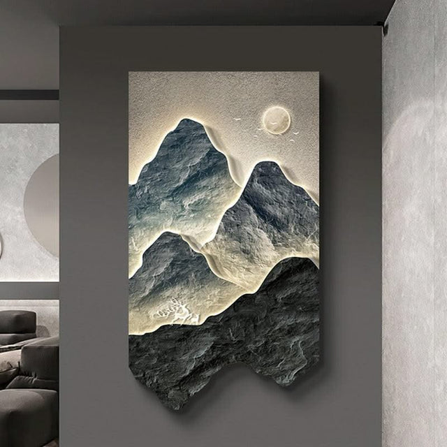 ChandeliersDecor.com-LED Wall Art-Mountains Wall Light - Perfect Mountains Wall Light