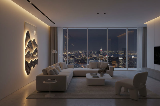 ChandeliersDecor.com-LED Wall Art-Mountains Wall Light - Perfect Mountains Wall Light