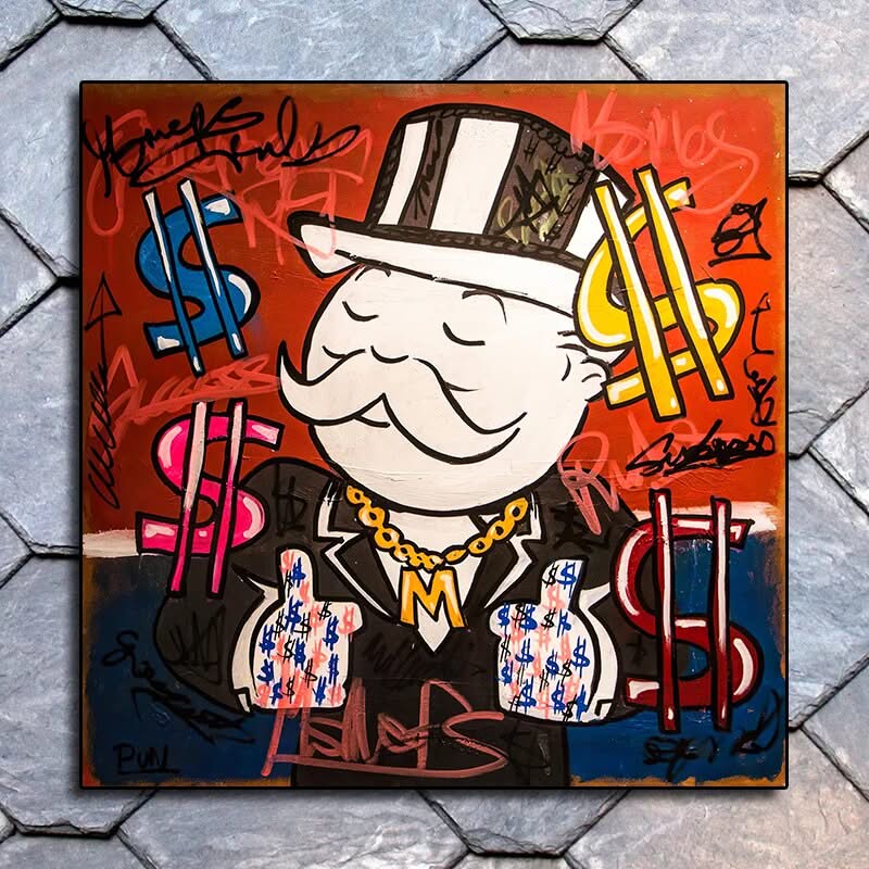 Mr Monopoly Millionaire Poster - Limited Edition Art Print-ChandeliersDecor.com