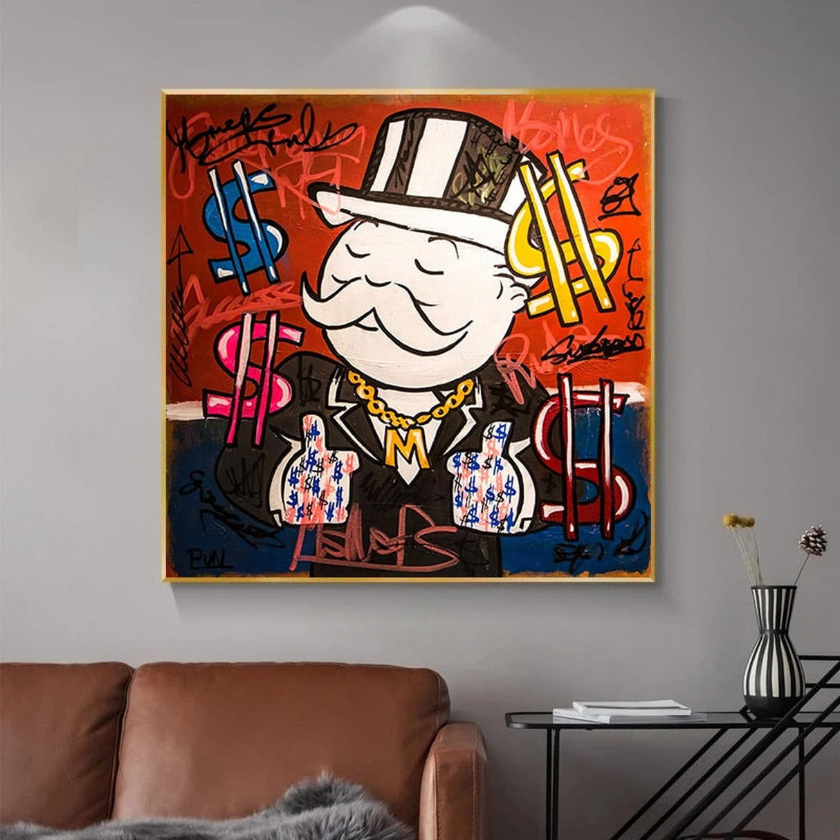 ChandeliersDecor.com-Monopoly Wall Poster-Mr Monopoly Millionaire Poster - Limited Edition Art Print