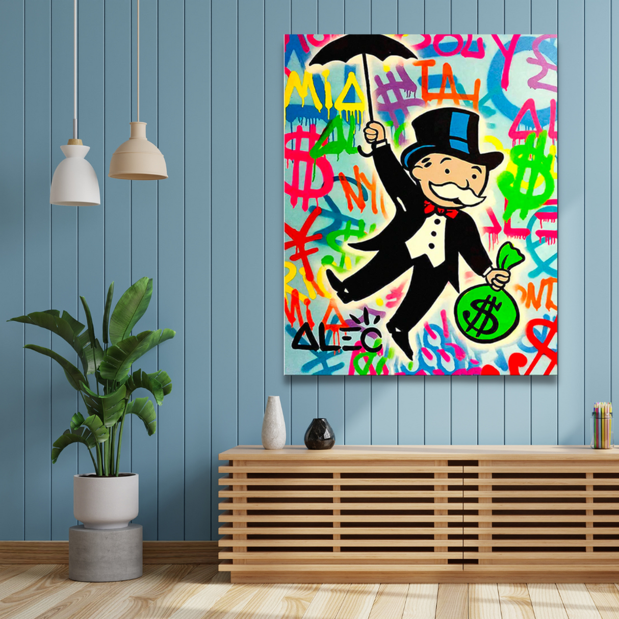 ChandeliersDecor.com-Monopoly Wall Poster-Mr Monopoly Money Man: The Ultimate Game-Changer!