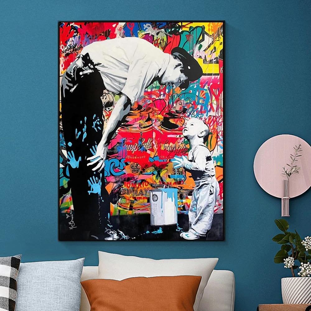 Mr. Brainwash: Not Guilty Canvas Wall Art-ChandeliersDecor.com