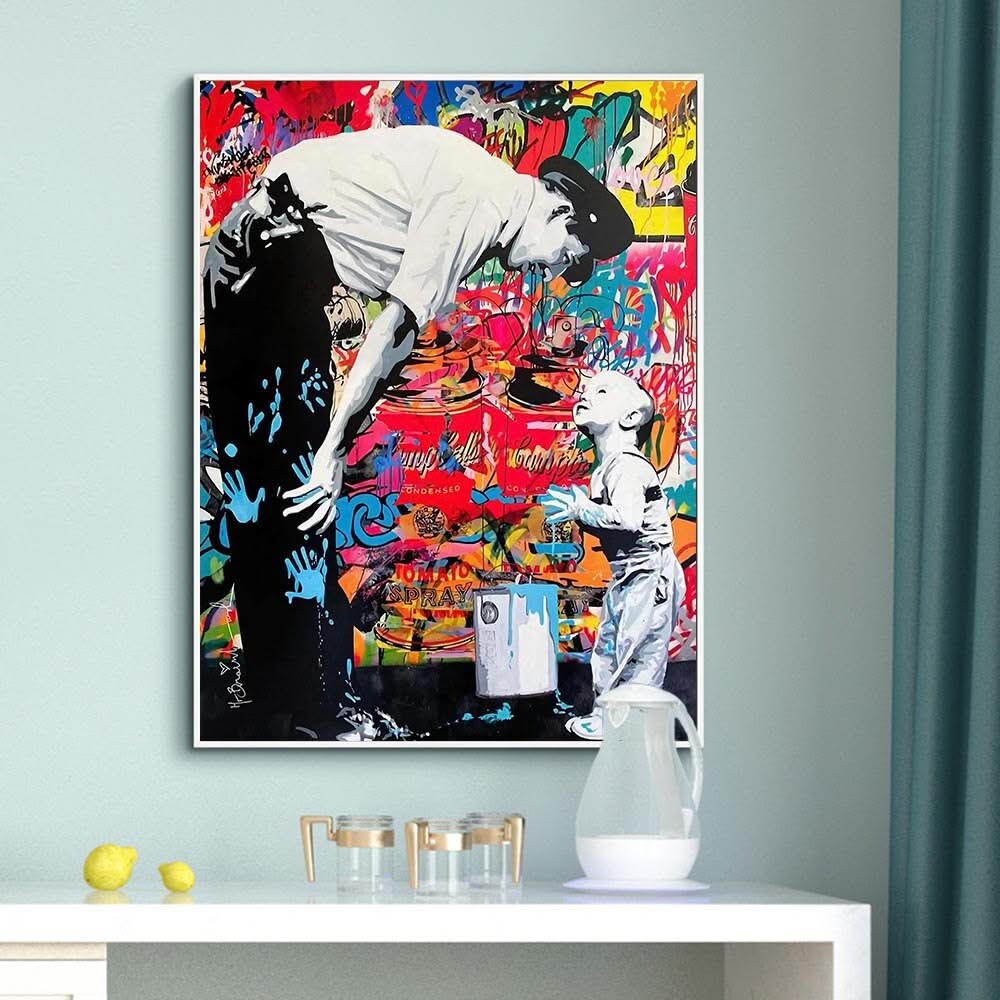 Mr. Brainwash: Not Guilty Canvas Wall Art-ChandeliersDecor.com