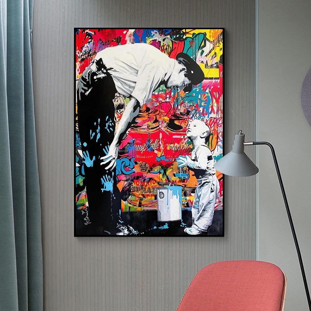 Mr. Brainwash: Not Guilty Canvas Wall Art-ChandeliersDecor.com