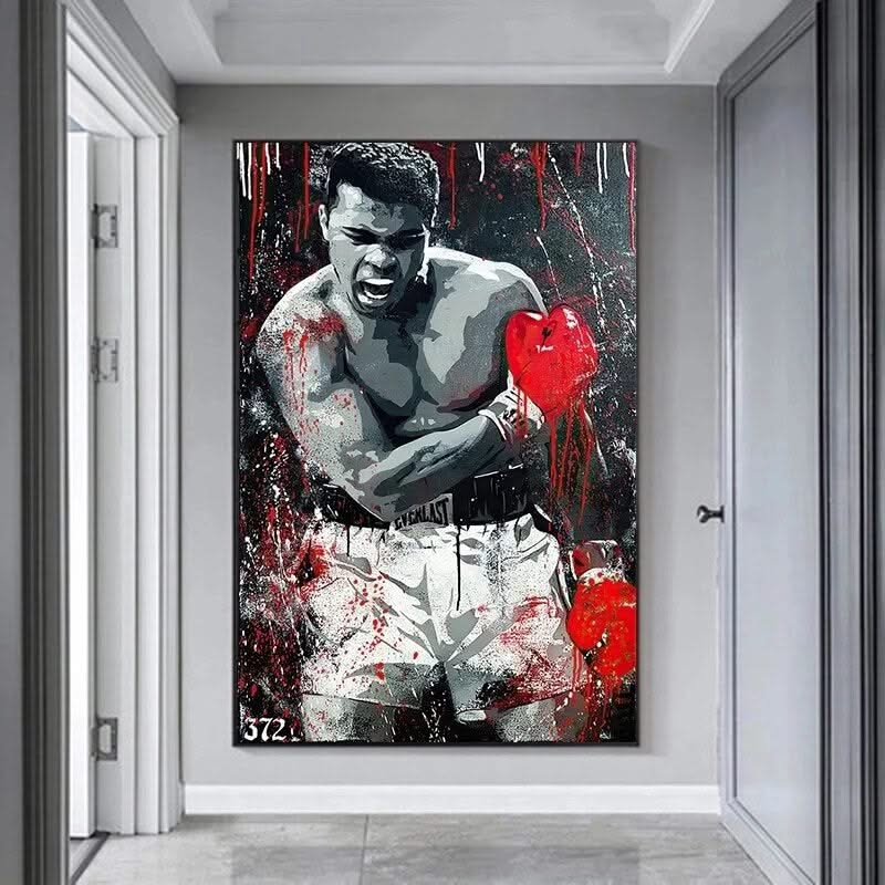Muhammad Ali Poster: Iconic Boxing Legend-ChandeliersDecor.com