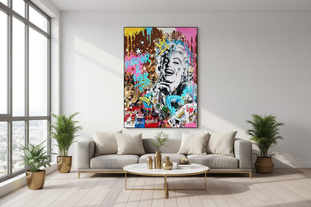 Never and Ever: Marilyn Poster - Exclusive Design-ChandeliersDecor.com