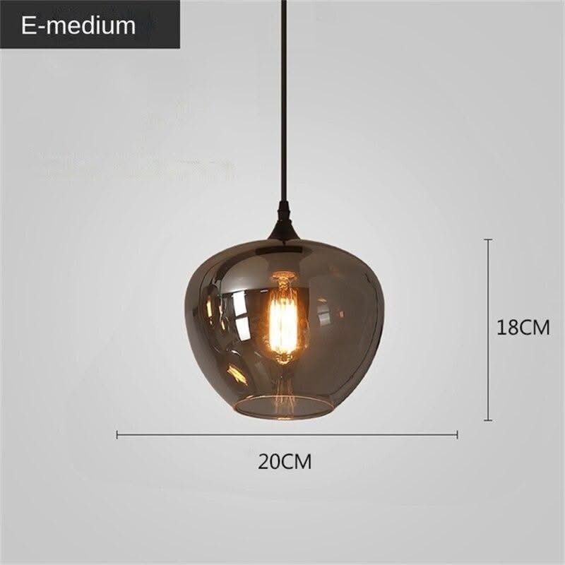ChandeliersDecor.com-Kitchen Island-Nordic Glass LED Pendant Lights: Stylish Illumination