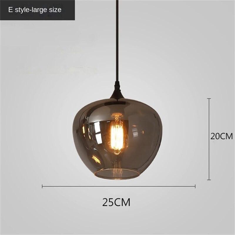 ChandeliersDecor.com-Kitchen Island-Nordic Glass LED Pendant Lights: Stylish Illumination
