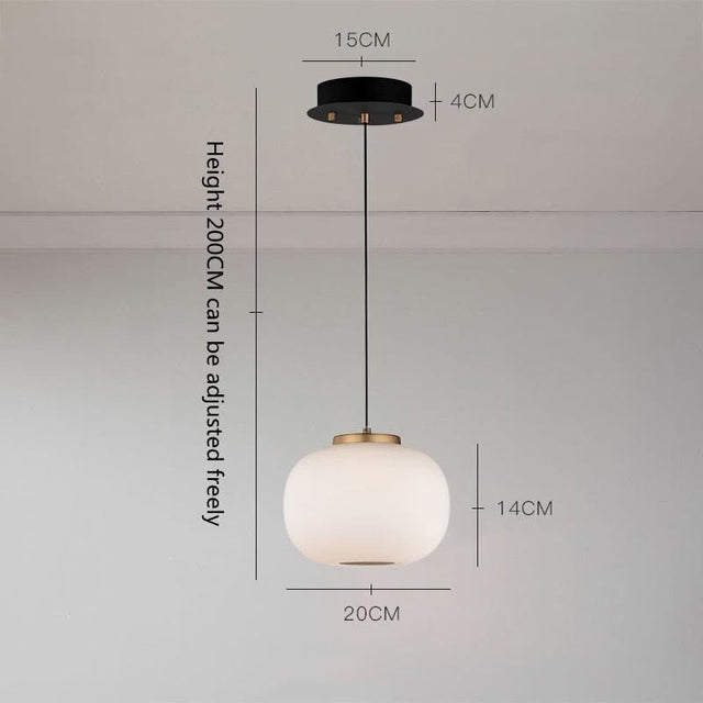 Nordic Glass Pendant Light: Exquisite Lighting Fixture-ChandeliersDecor.com
