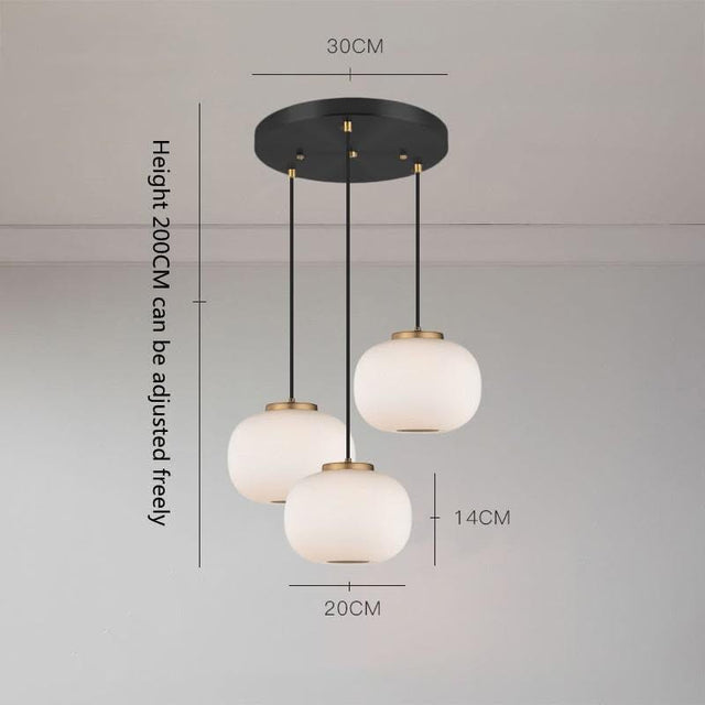 Nordic Glass Pendant Light: Exquisite Lighting Fixture-ChandeliersDecor.com
