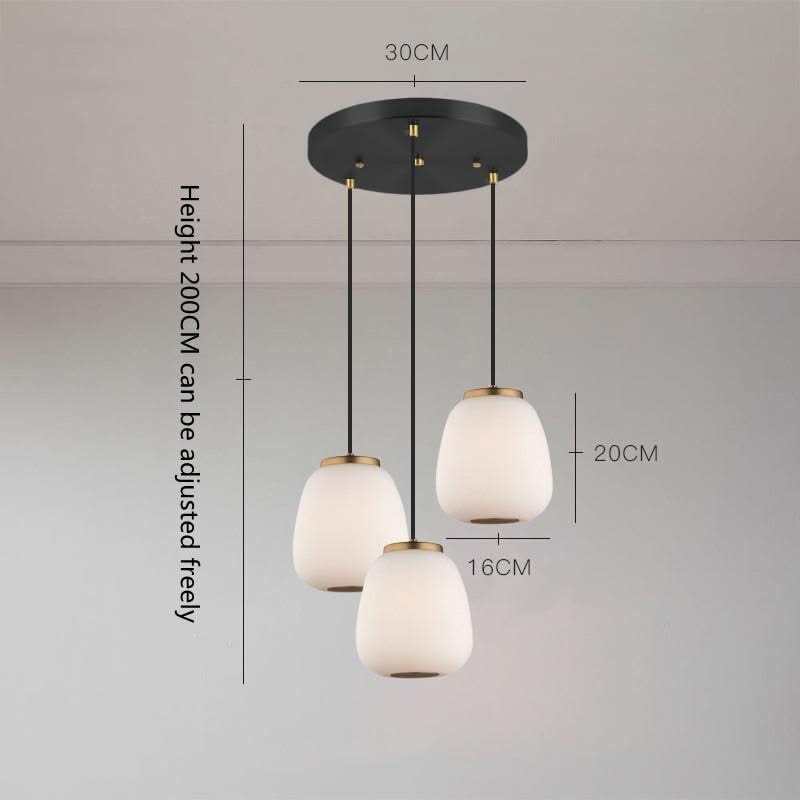 ChandeliersDecor.com-Pendant Lights-Nordic Glass Pendant Light: Exquisite Lighting Fixture