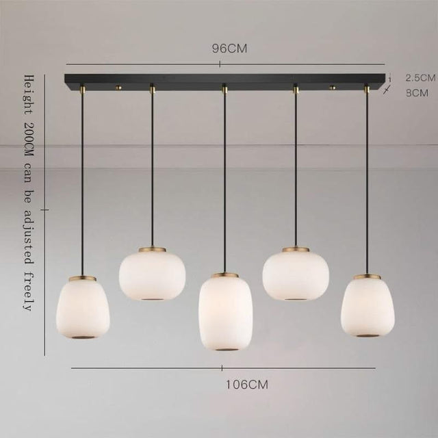 Nordic Glass Pendant Light: Exquisite Lighting Fixture-ChandeliersDecor.com