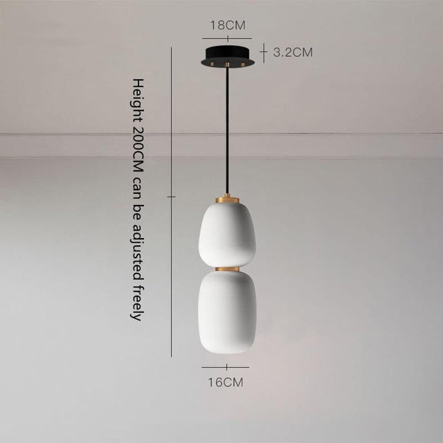 Nordic Glass Pendant Light: Exquisite Lighting Fixture-ChandeliersDecor.com