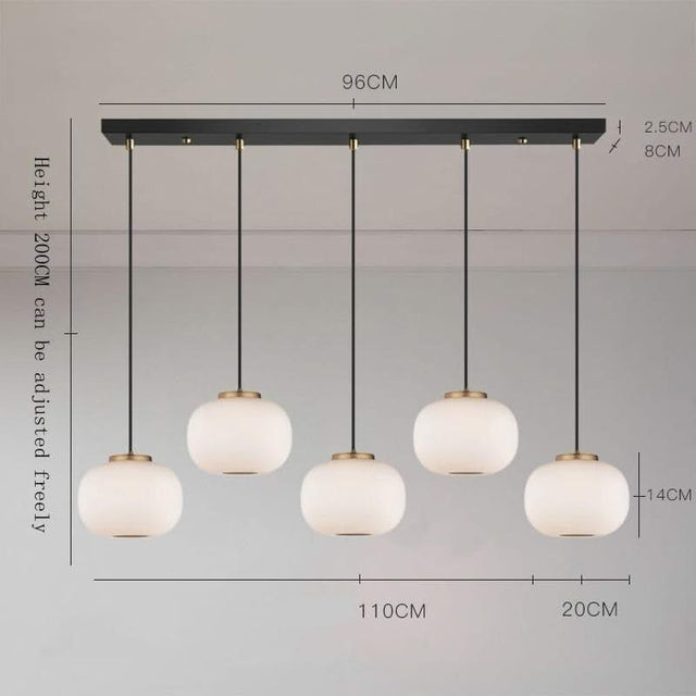Nordic Glass Pendant Light: Exquisite Lighting Fixture-ChandeliersDecor.com