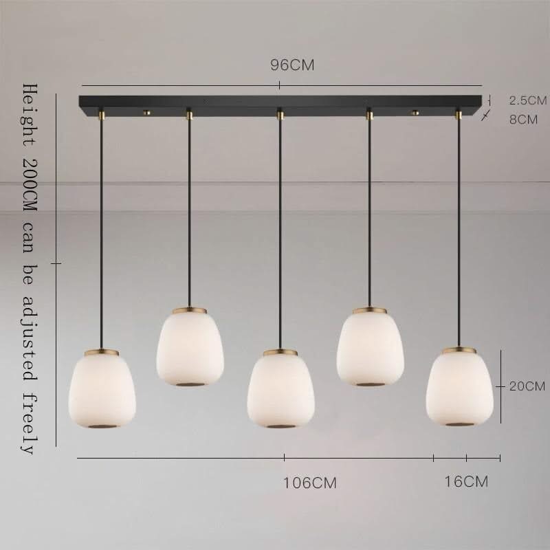 ChandeliersDecor.com-Pendant Lights-Nordic Glass Pendant Light: Exquisite Lighting Fixture