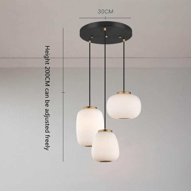 Nordic Glass Pendant Light: Exquisite Lighting Fixture-ChandeliersDecor.com