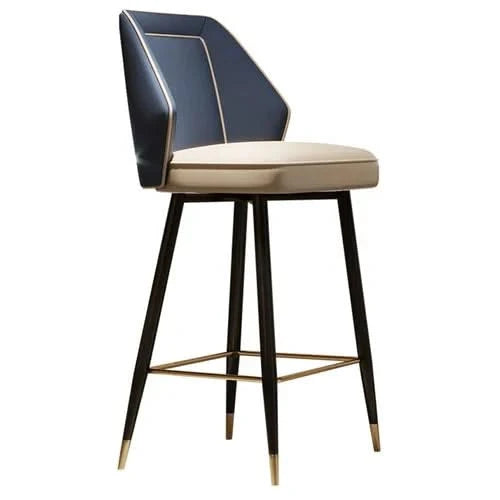 Nordic Gourtas Leather Bar Chair Stool-ChandeliersDecor.com