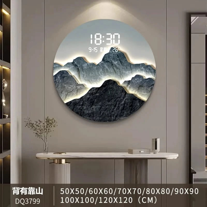 Nordic Horloge Murale Wall Clock-ChandeliersDecor.com