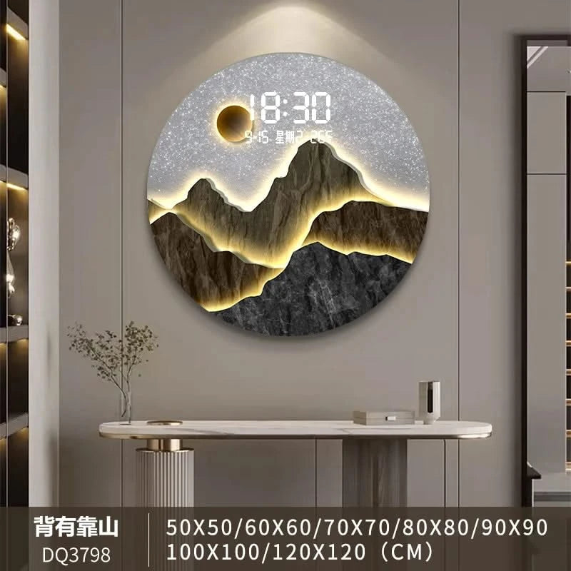 Nordic Horloge Murale Wall Clock-ChandeliersDecor.com