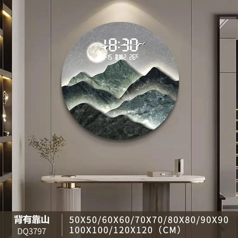 Nordic Horloge Murale Wall Clock-ChandeliersDecor.com