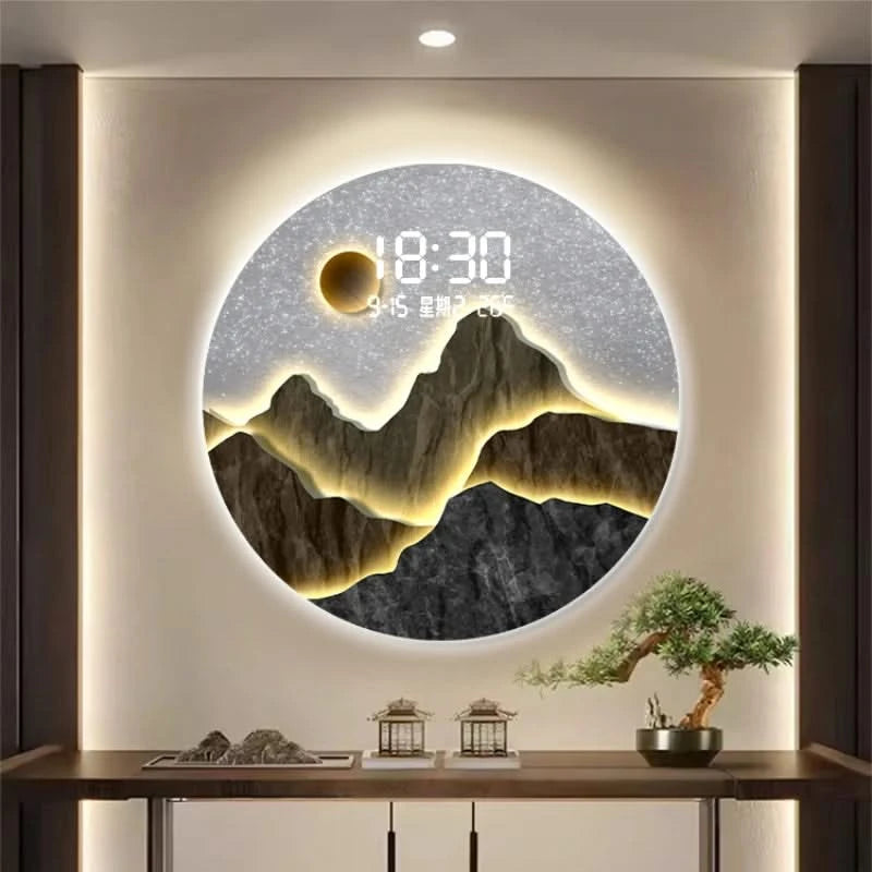 Nordic Horloge Murale Wall Clock-ChandeliersDecor.com