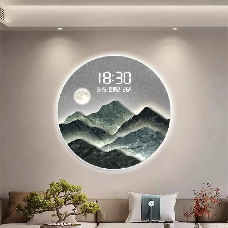 Nordic Horloge Murale Wall Clock-ChandeliersDecor.com
