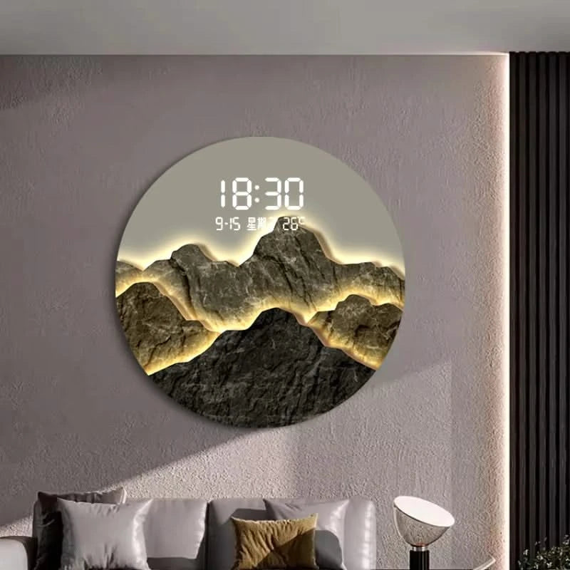 Nordic Horloge Murale Wall Clock-ChandeliersDecor.com