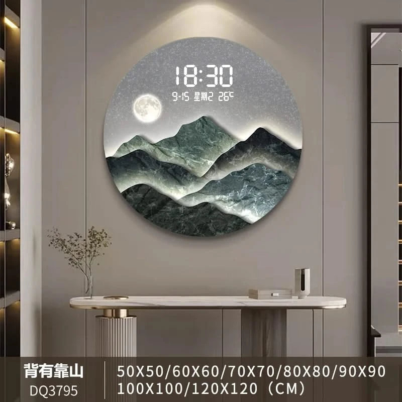 Nordic Horloge Murale Wall Clock-ChandeliersDecor.com