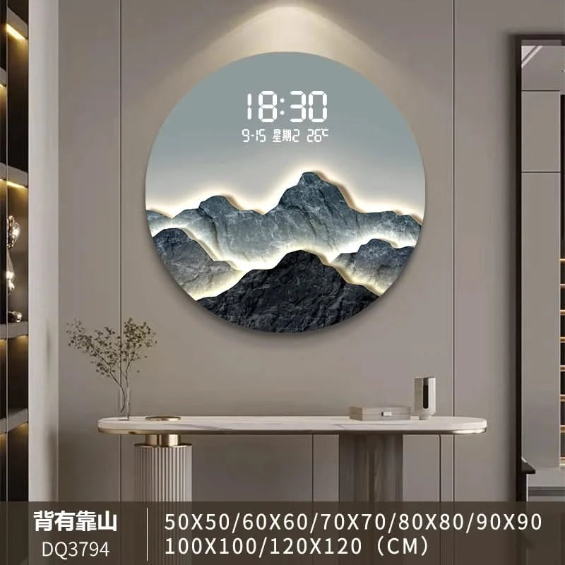 Nordic Horloge Murale Wall Clock-ChandeliersDecor.com