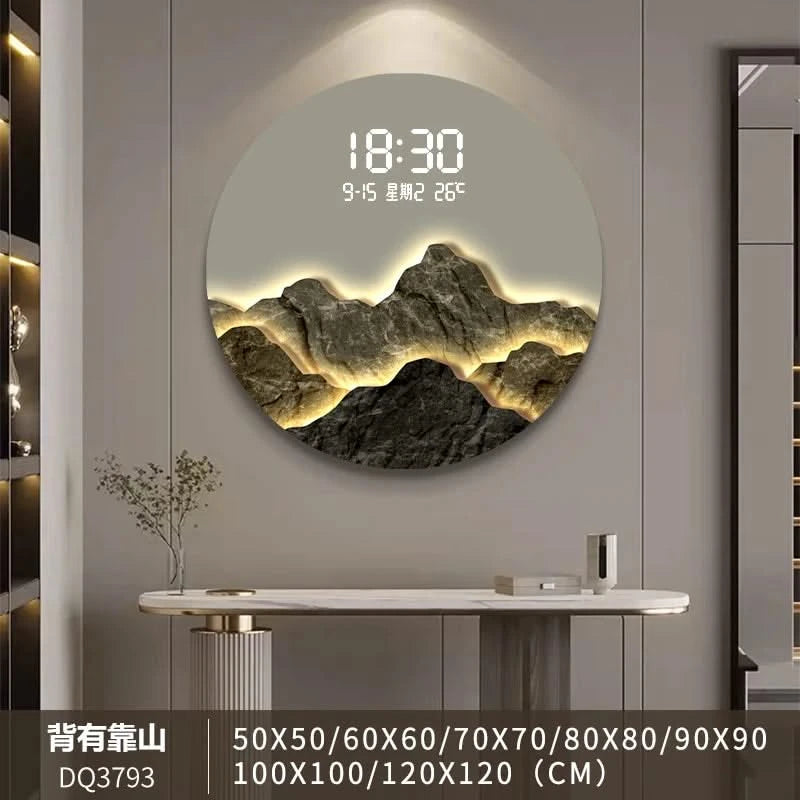 Nordic Horloge Murale Wall Clock-ChandeliersDecor.com