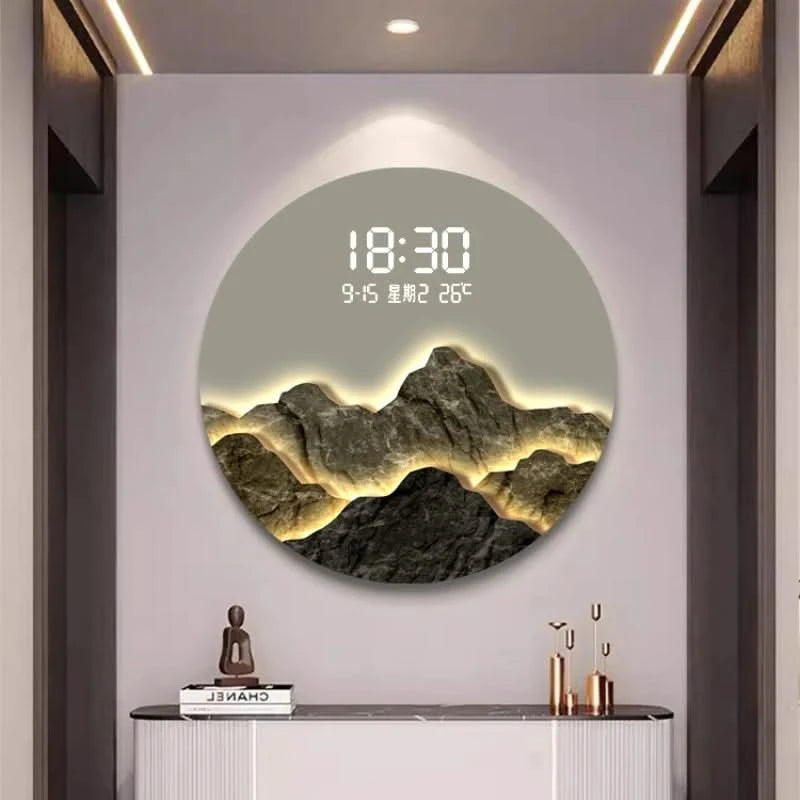 Nordic Horloge Murale Wall Clock-ChandeliersDecor.com