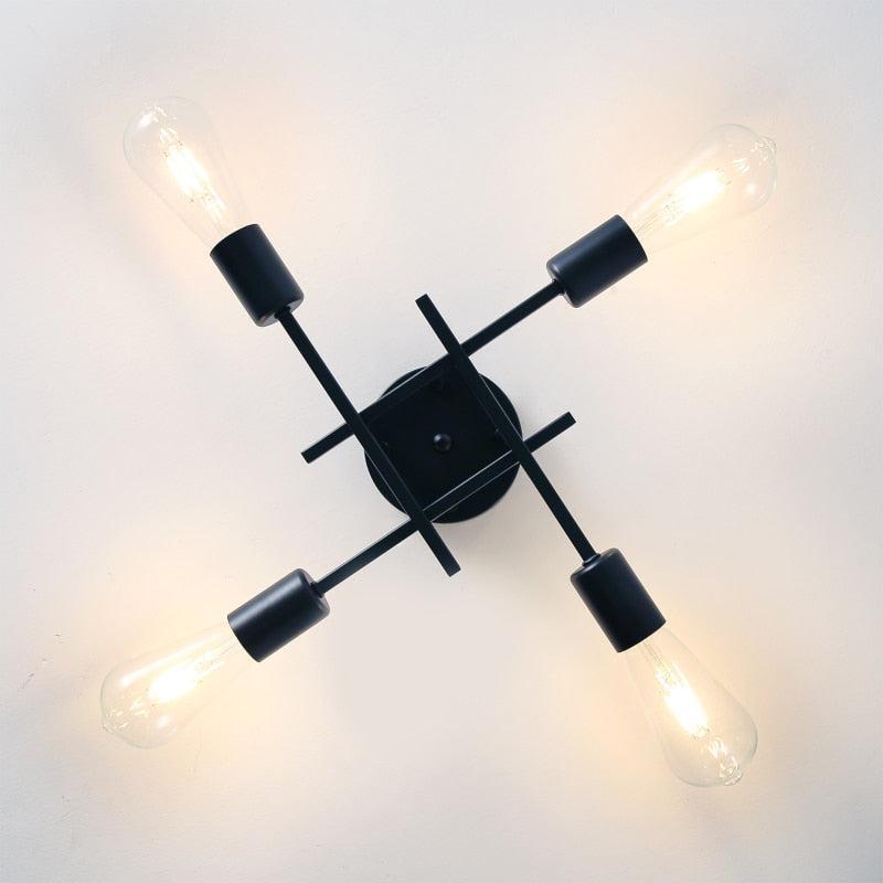 ChandeliersDecor.com-Chandeliers-Nordic Industrial Semi Flush Mount Ceiling Lamp