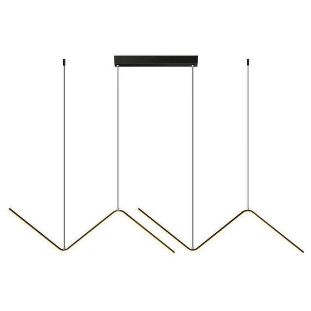 ChandeliersDecor.com-Kitchen Island-Nordic Pendant Light Art Line LED Hanging Lamp