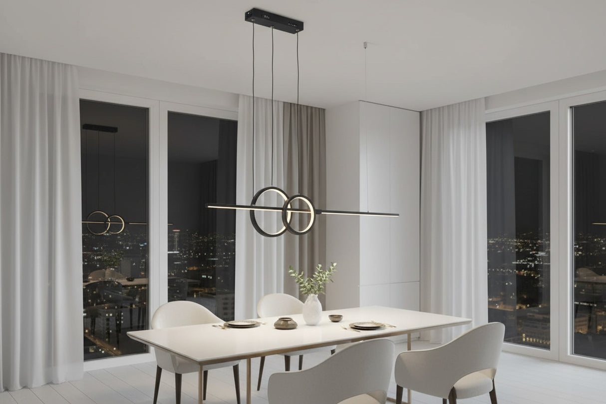 Nordic Simple LED Chandelier for Kitchen Dining Room Hanging Lamp-ChandeliersDecor.com