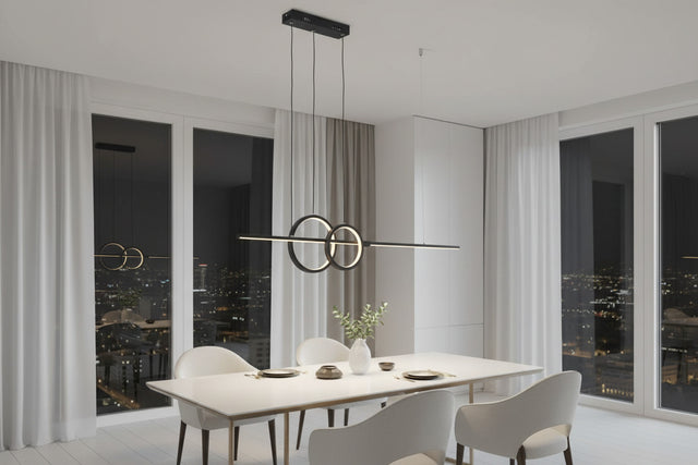 Nordic Simple LED Chandelier for Kitchen Dining Room Hanging Lamp-ChandeliersDecor.com