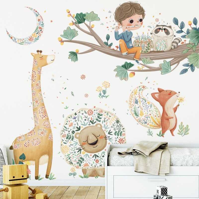 ChandeliersDecor.com-Kids Room Nursery Decals-Nursery Jungle Decal: Fun & Imaginative for Kids