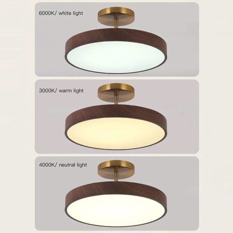 ChandeliersDecor.com-Ceiling Chandelier-Oak Wood Pendant Ceiling Light